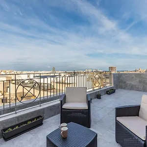 Apartment Terrace View-stylish Two Bedrooms Fully Ac-wifi Penthouse, Msida